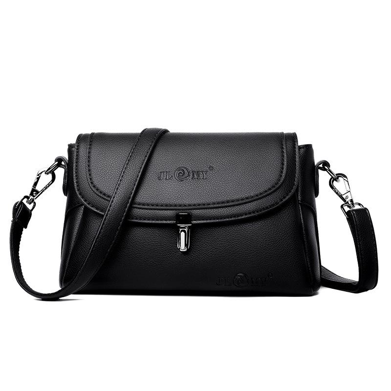 

Женская сумка, модная сумка-мессенджер, простая сумка из мягкой кожи, однотонная, маленькая квадратная сумка на одно плечо