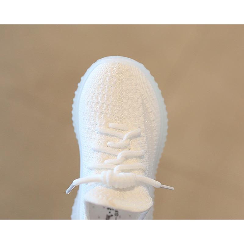 Children's Sports Shoes - Spring/Autumn Collection, New Arrival Casual Mesh Shoes for Boys and Girls, Breathable White Sneakers for Toddlers