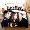 Vampire Diaries 3D Printing Three-Piece Digital Printing Quilt Cover Home Textile Sheet Kit