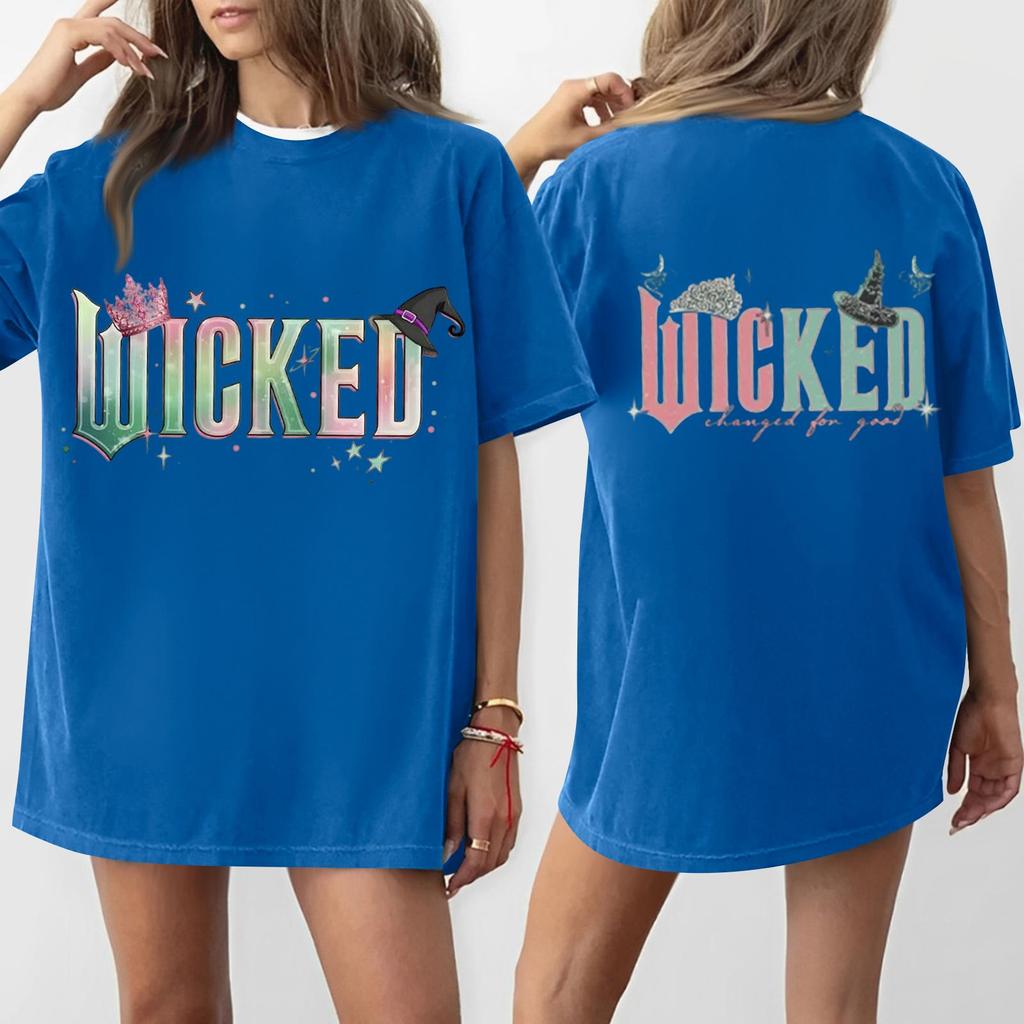 Women's Casual Fashion Round Neck Printed Short Sleeve T-Shirt Top