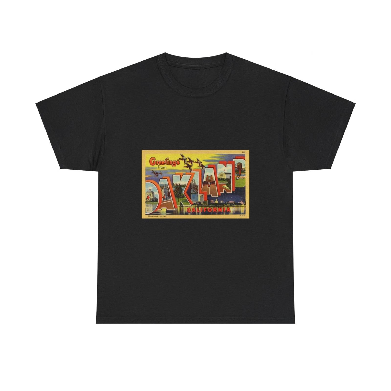Greetings from Oakland California (Greeting Postcards) T shirt S