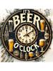Vintage Humorvolle Uhr Metall Wandschild Bar Dekoration Blechschild Poster