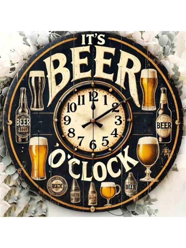Vintage Humorvolle Uhr Metall Wandschild Bar Dekoration Blechschild Poster