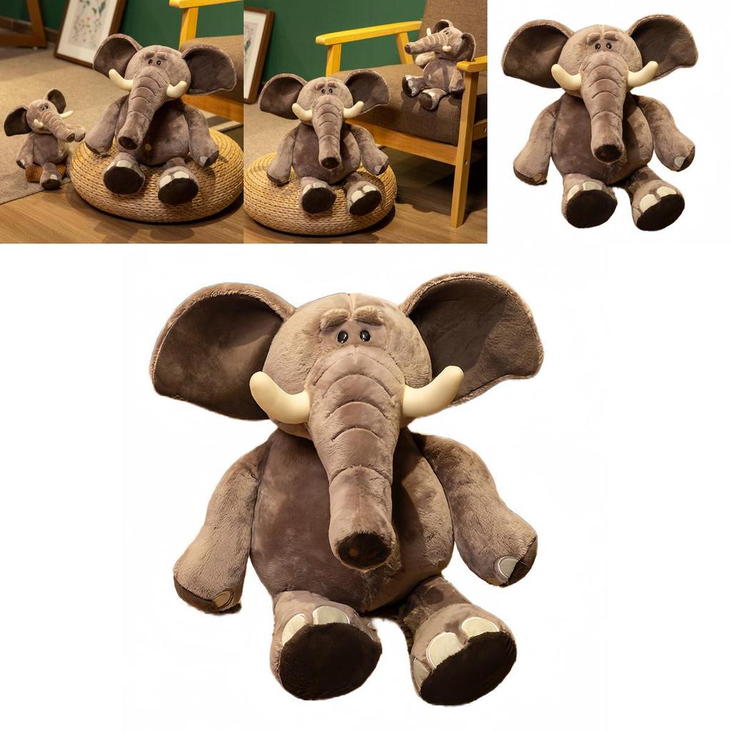 Plüsch Elefantenspielzeug für Kinder Weiche Tierpuppe Geschenk für Kinder und Kleinkinder
