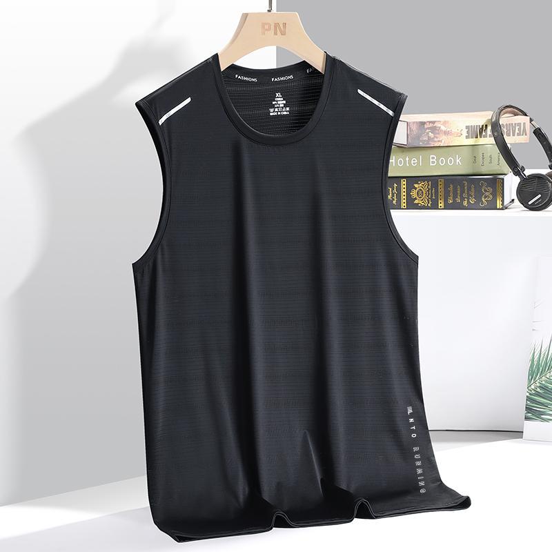 Men's Solid Color Sleeveless Shirt