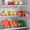 Przezroczysty pojemnik do przechowywania w kuchni na warzywa - Pojemnik do przechowywania w lodówce o dużej pojemności