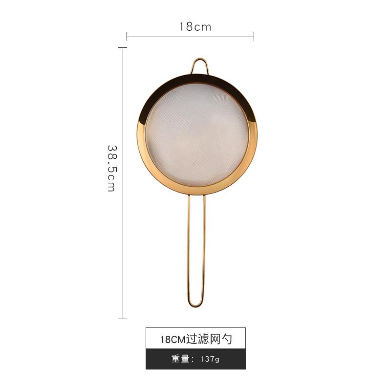 Stainless Steel Soy Milk Strainer Flour Oil Sieve Lattice Stainless Steel Bevelled Twill Kitchen Tool