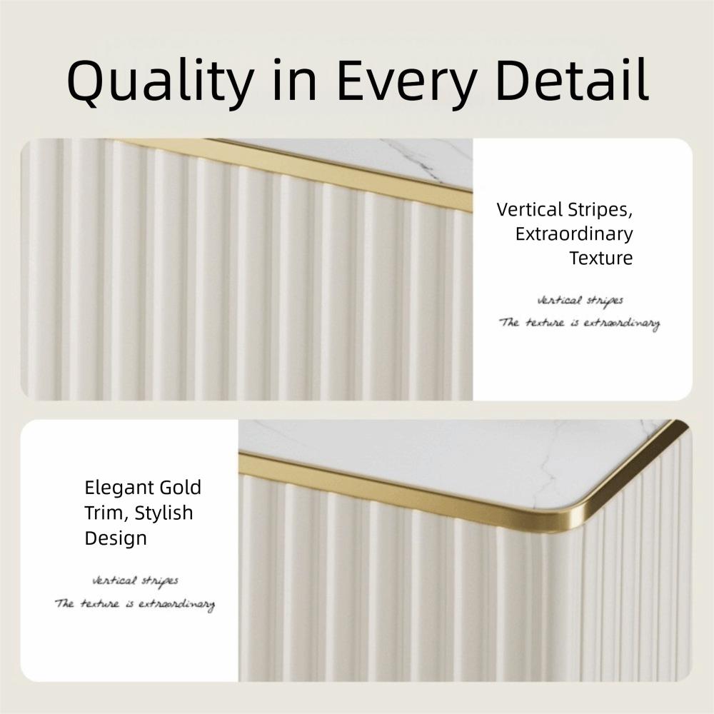 Vertical Pattern Napkin Holder European Style Paper Storage Container  Living Room Decoration