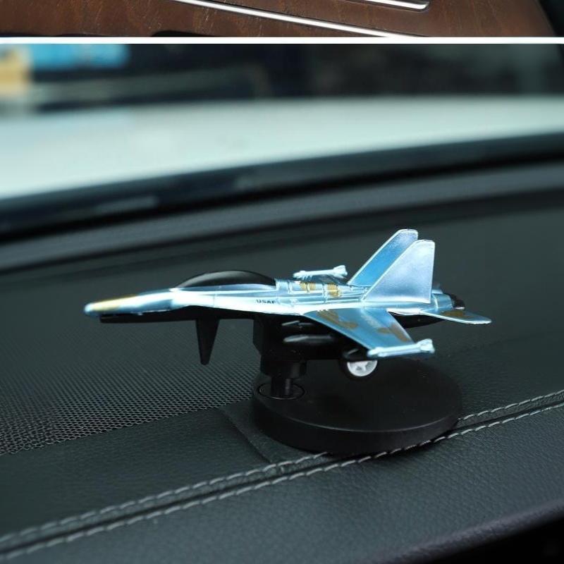 Car Interior Helicopter Rotating Airplane Decoration Home Desktop Ornaments For Model Enthusiasts Gift