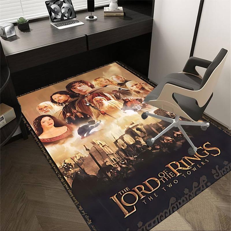 

1pc Lord of the Rings Two Towers Carpet, for Home & Office Decor, Desk Chair Carpet, Festive GiftL1398 60cm by 90cm