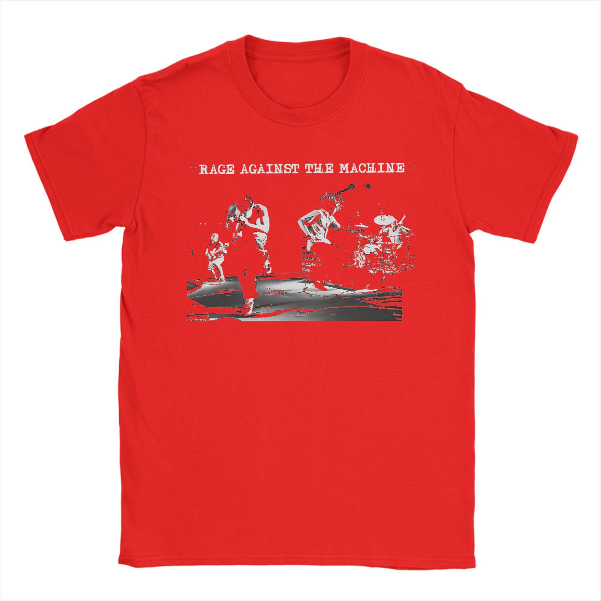 

2026 summer Unisex Women Graphic Print Rage Against The Machine metal band T Shirt Tee Tshirts Clothing 4XL