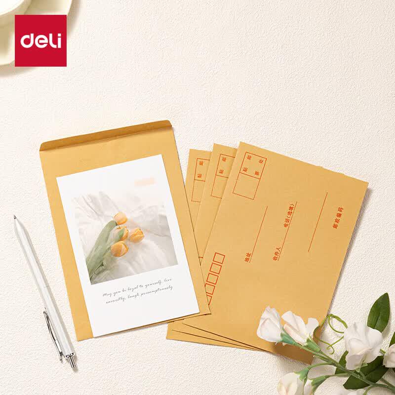 Deli No. 3 Kraft Paper Envelopes (20-Pack)