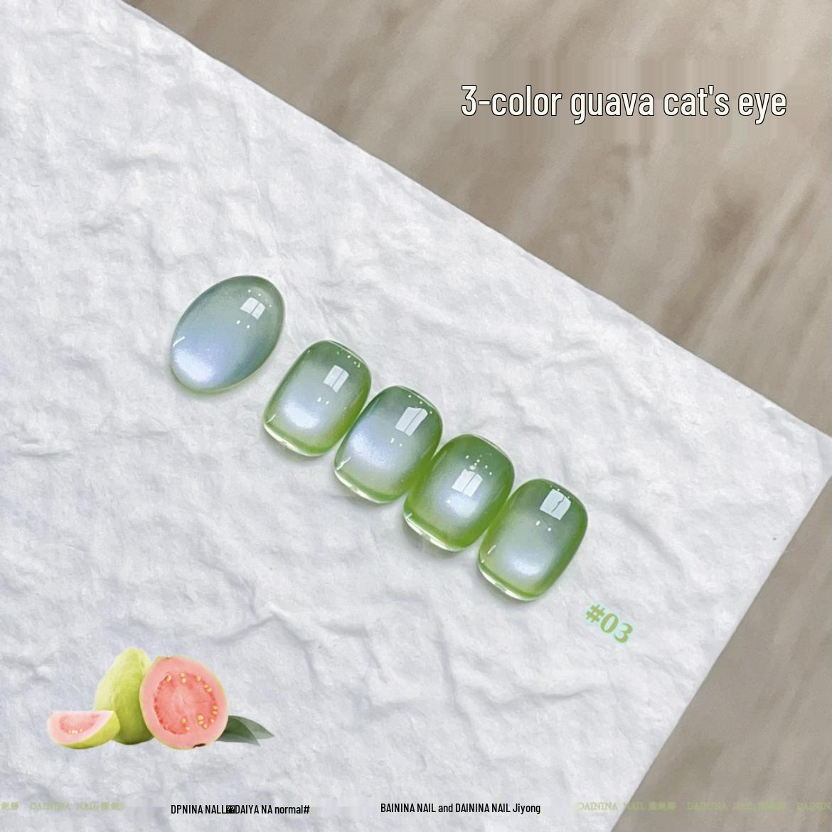 

Daina Barala Cat Eye Gel Polish - Super Flash Green (2025 Nail Salon Exclusive)