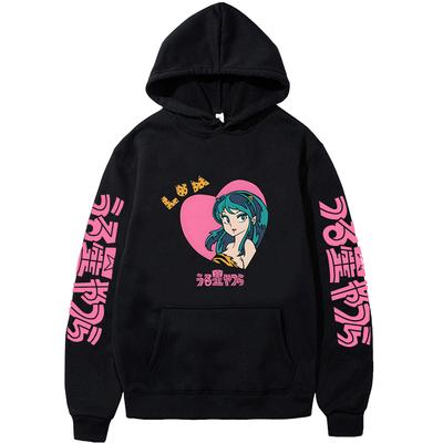 Urusei Yatsura Hoodies Streetwear Unisexs Waifu Lum Sexy Senpai Sweatshirts Unisexga Cartoon Graphic Clothes Japanese Style Pullovers