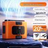 Portable Heavy-Duty USB Waist Fan: Powerful Wind for Outdoor, Construction, and Camping