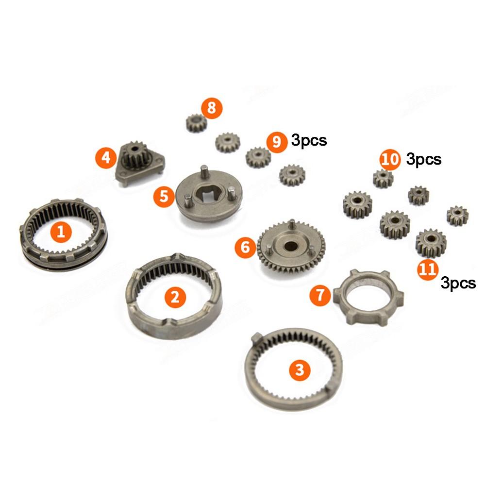 Brushless Lithium Electric Drill Gear Set 17pcs Selflocking and High Precision