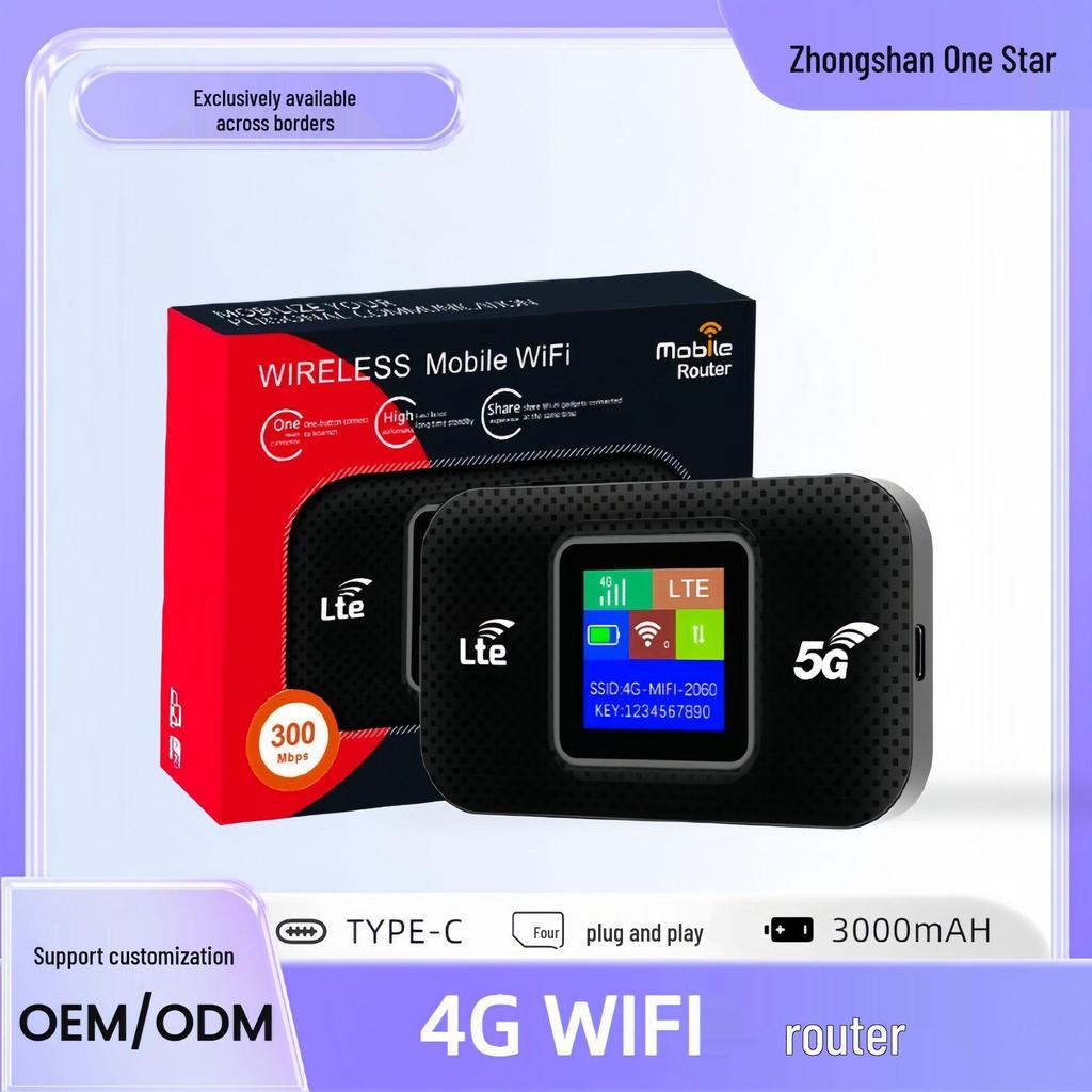 MF68 4G Portable WiFi Plug-in Card Router for Europe, Africa, Southeast Asia, and the Americas