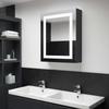 Day and Night - Day and Night Bathroom Cabinet with LED Mirror 50x13x70 Cm