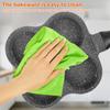 Pancake Pan Non-Stick Fried Egg Pan 4 Holes Frying Pan Pancakes Maker with Handle Crepe Pan for Breakfast Eggs Kitchen Utensils