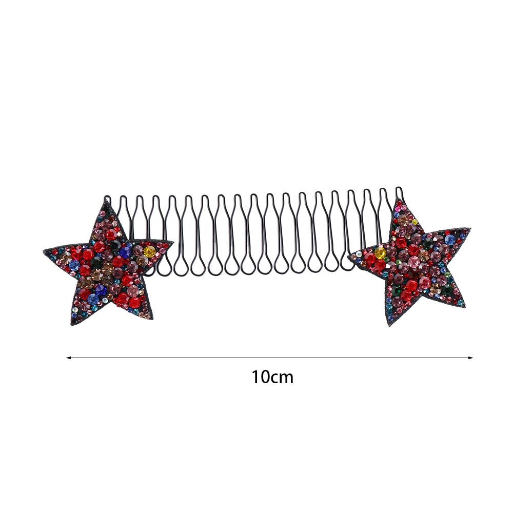 Butterfly Invisible Extra Hair Holder Rhinestone Spring Hair Comb Fashion Fixed Combs Girls