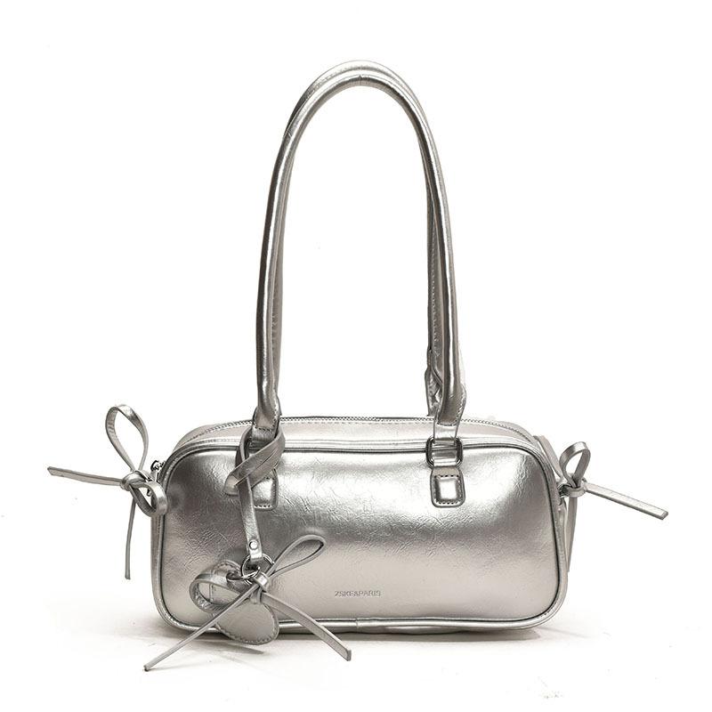 Bow Armpit Bag New Fashion Handbag Large Capacity Shoulder Bag Simple Pillow Bag