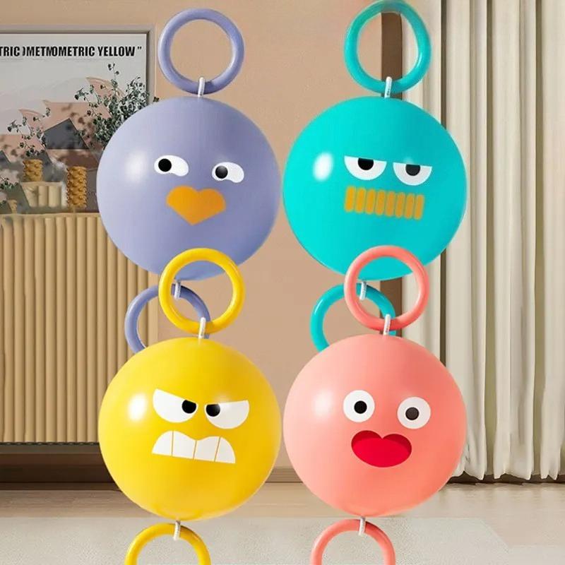 

Luminous Whistle Ball Toys Decompression hand-eye Coordinated Exercise Steel Ball Toys Childhood Puzzle Gifts 4pcs with random color