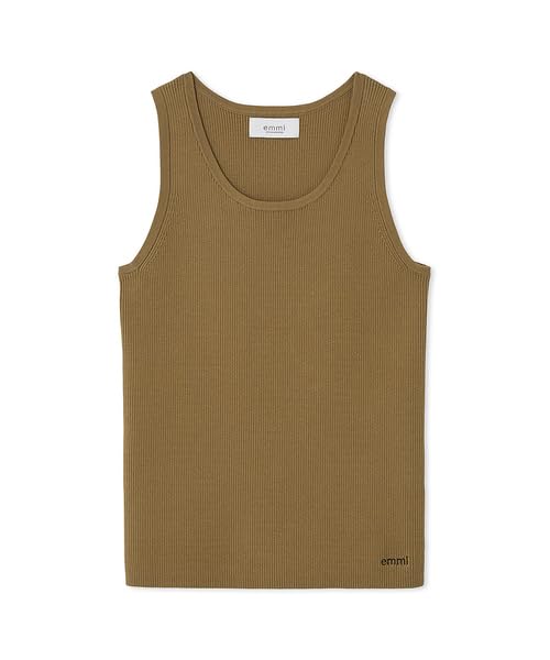 

Emi Cotton Rib Knit Tank CML Women s Top, 13WNT252044,