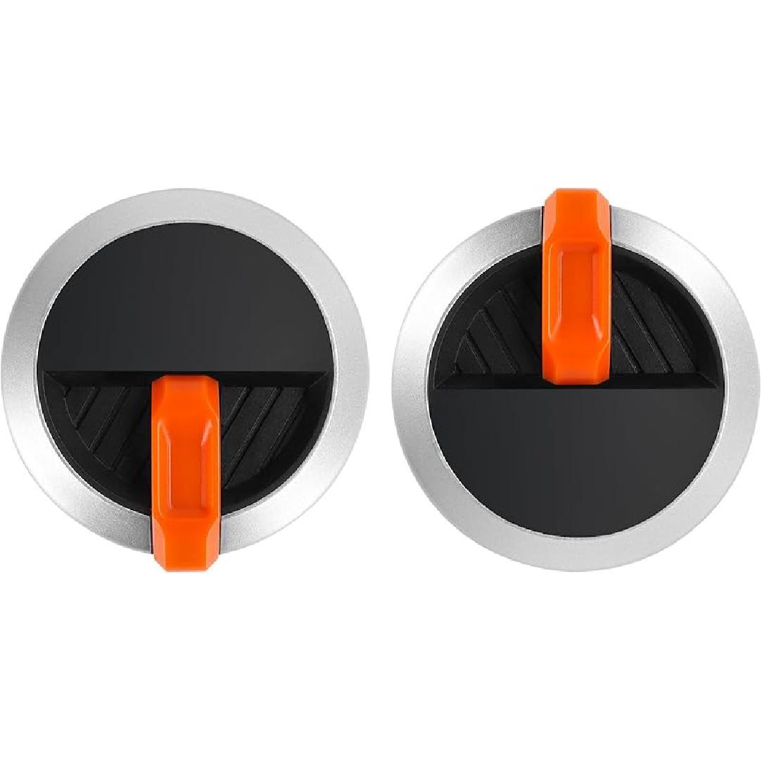 LS‘BABQ Magnetic Tool Holder Strip for Blackstone Griddle, Utensil Holder Accessories for Kitchen, 2 Pack BBQ Griddle Tool Holder 2 Pack-Orange