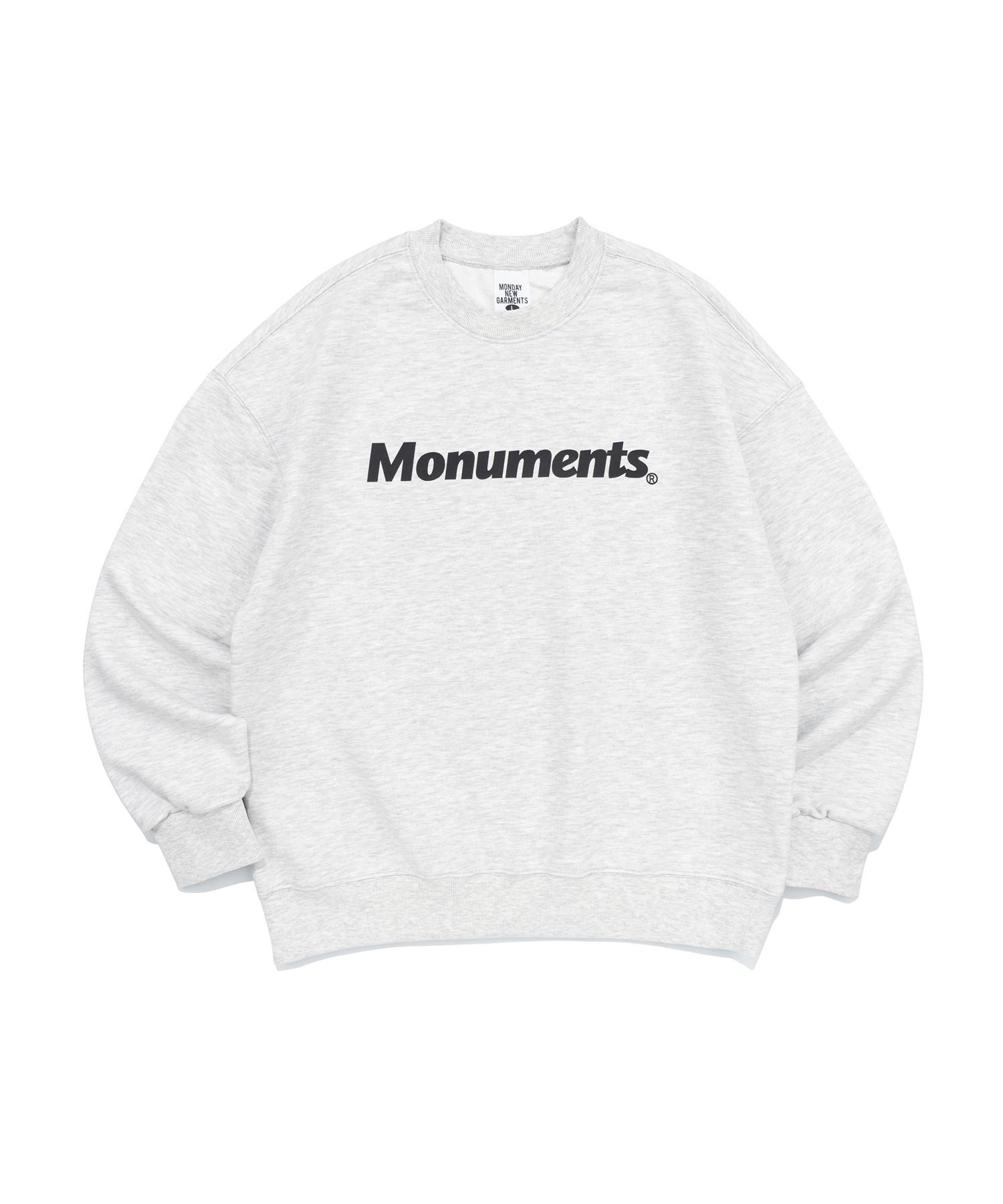 Толстовка с логотипом Monument Og (Светлый Меланж) Light Melange/Xl