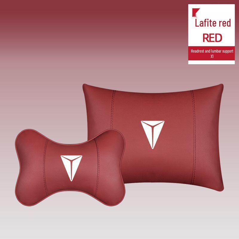 Changan Shenlan SL03 Car Headrest, Neck Pillow, Backrest, and Lumbar Support Cushion Set Economy: 1 Headrest, 1 Lumbar