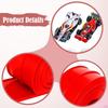 Race Car Ramp Track 15 Ft Gift Portable Multifunctional Flexible Strong Suction Cups with 2 Racecars