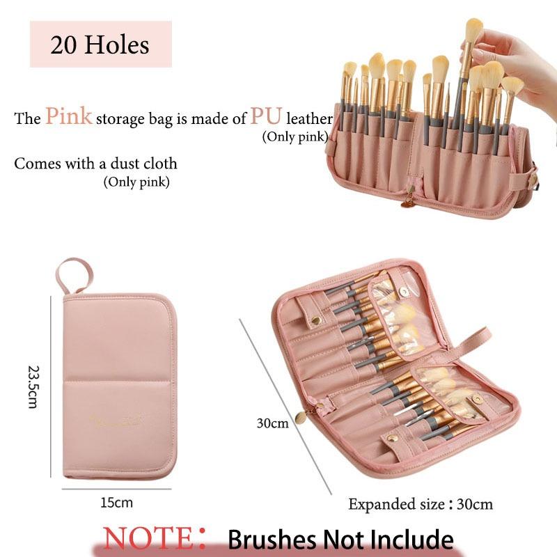 Multifunctional Makeup Brush Storage Bag Makeup Artist Cosmetic Case Handbag Portable Travel Cosmetic Organizer Bag Beauty Tools
