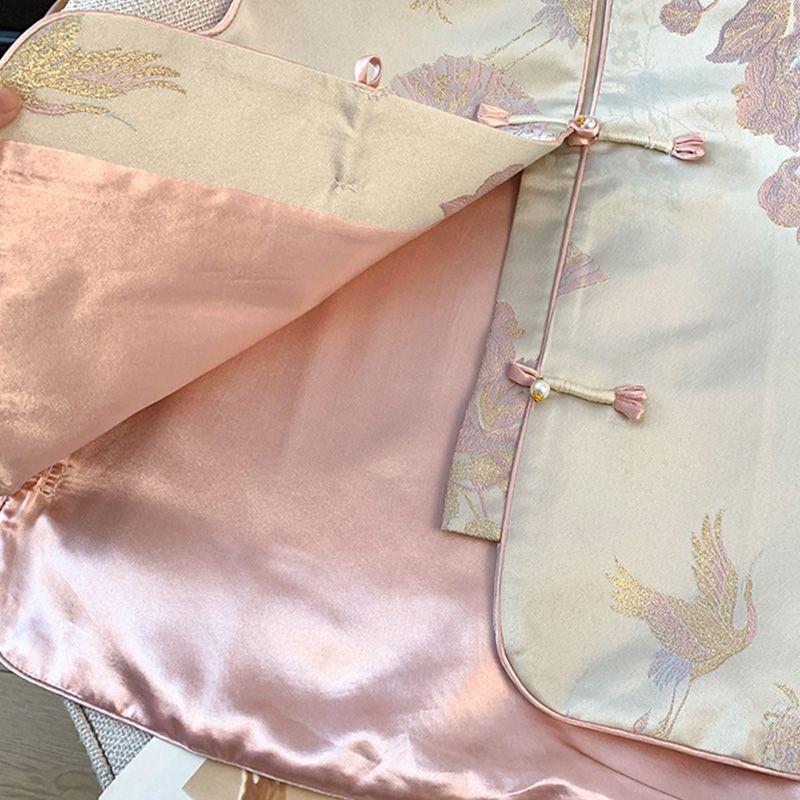 Vest Round Neck Button Sleeveless Vest Top Vest Women's Outside