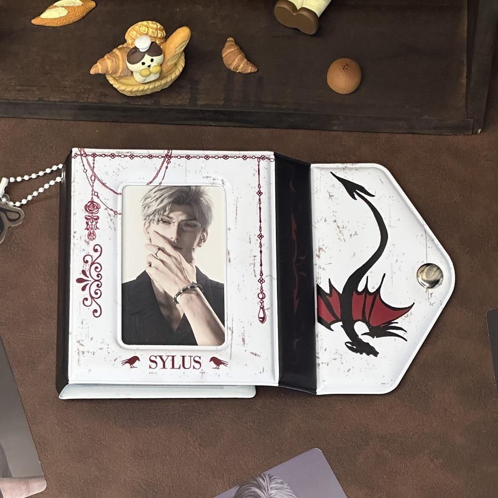Cute 3 inch Kpop Album 32 Pockets Mini Photocard Holder Gift Dragon Has Always Been By Your Side Small Card Booklet