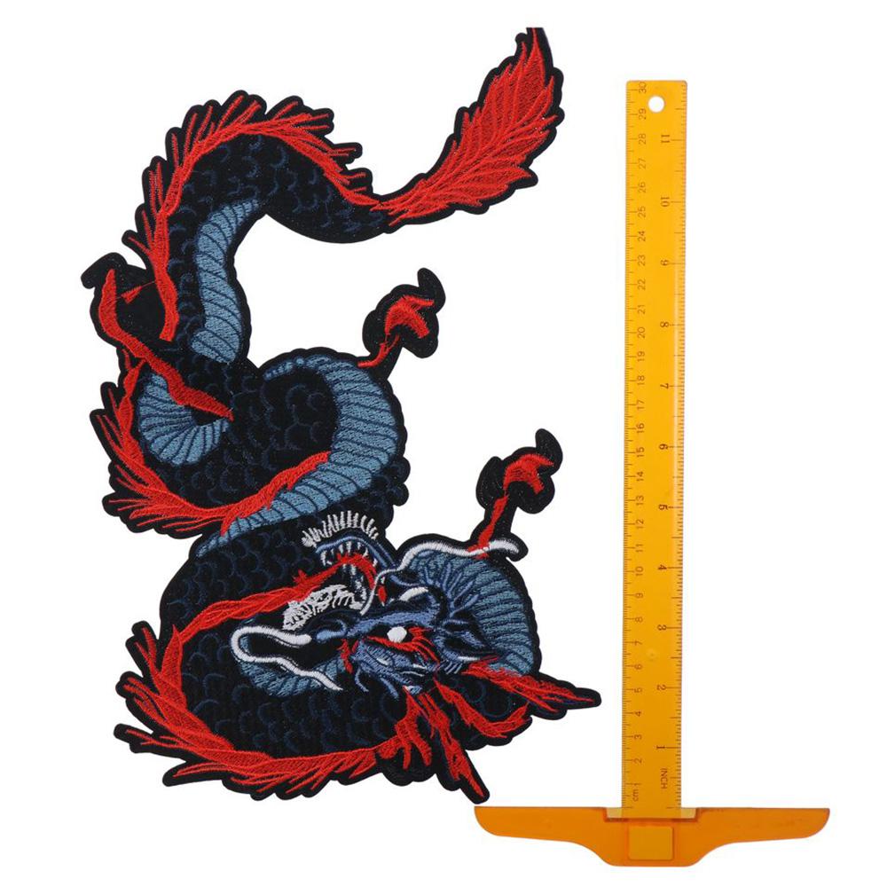 As Shown in The Picture Black Dragon Sew Iron on Patch Embroidery Sew on Patches   For Clothing