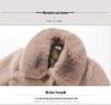 Mom's Mink Fleece Woolen Coat for Middle-Aged & Elderly Women - Autumn/Winter
