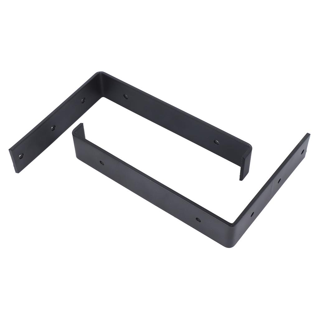 2 Pcs Wall Mount L Shaped Bracket Heavy Duty Iron L Corner Brace Joint Angle Shelves Support