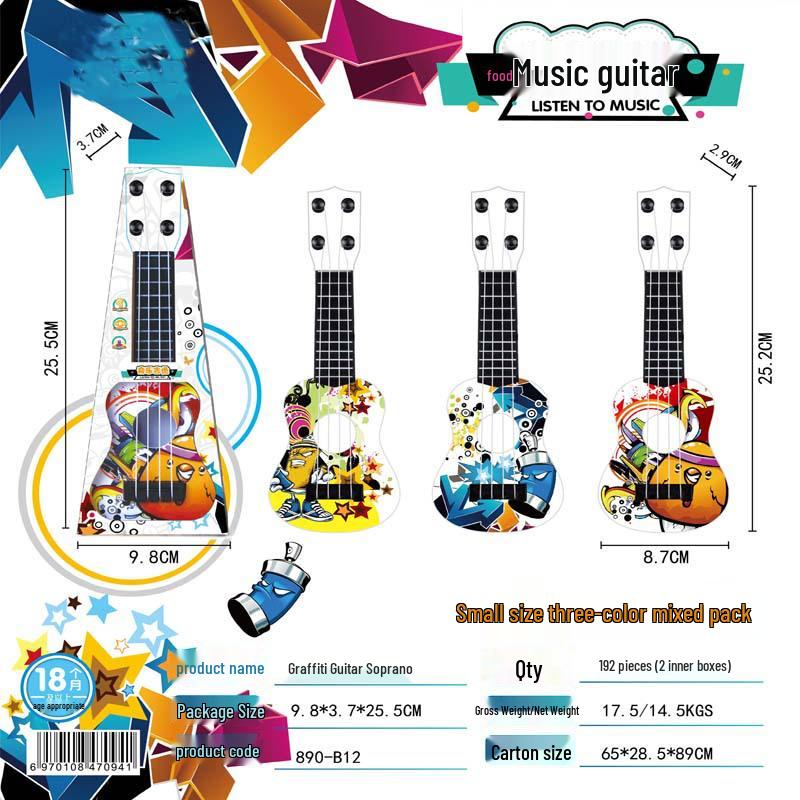 Mini Ukulele Toy - Educational Musical Instrument for Kids