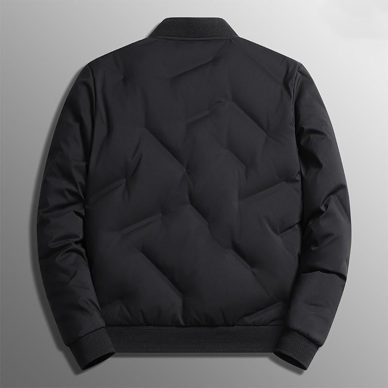 Autumn and Winter New Down Jacket Men Light Duck Down Simple Collar Jacket Short Warm Young and Middle-aged Jacket