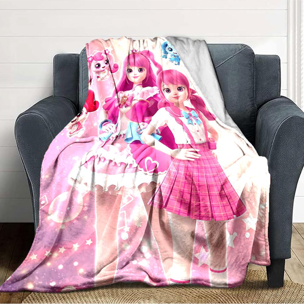 1pc Catch Teenieping Magic Sweethear (5) Blanket, Gift, for Men and Women, Soft Blanket, Good for Sofa Bed Couch Travel, Lightweight Flannel Blanket