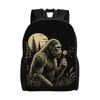 Blowing Wishes Bigfoot Blowing Dandelion Backpack Girl  Big Backpacks Polyester Leisure High School Bags College Design Rucksack