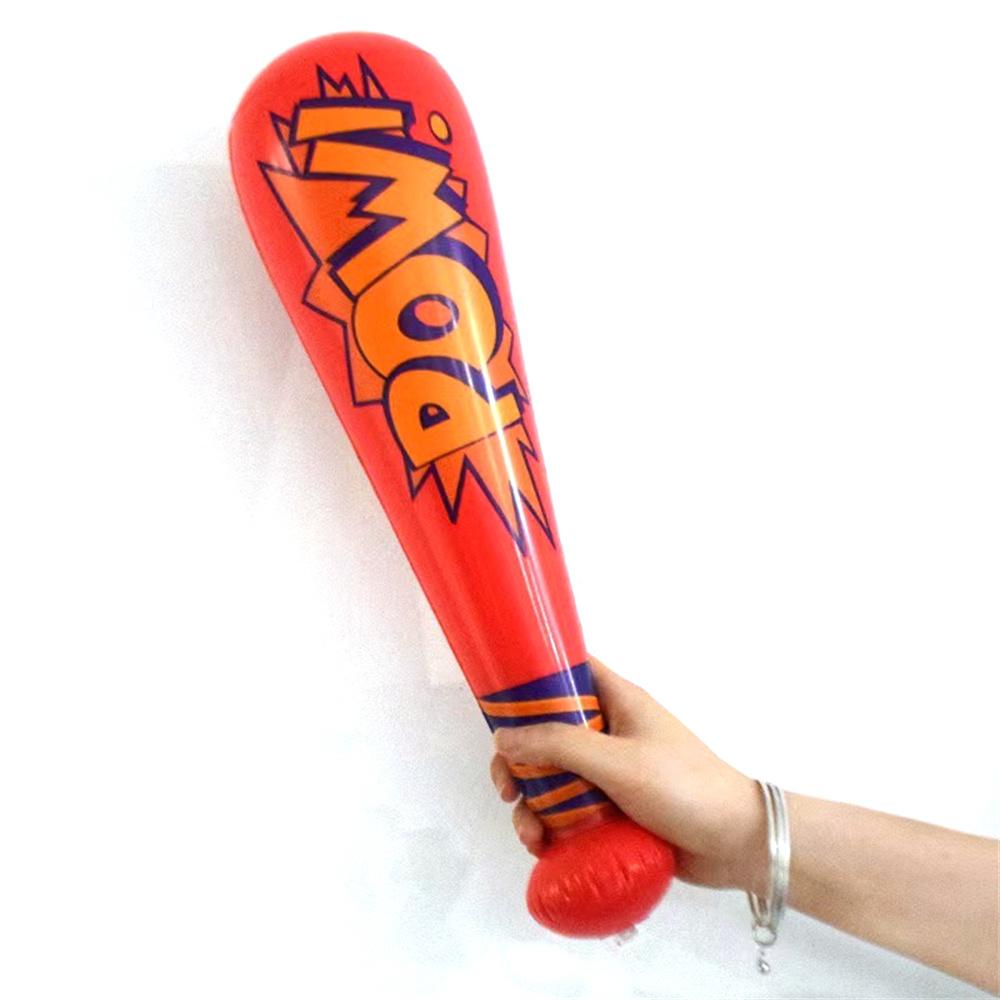 

40cm Inflatable Baseball Bat Balloon Baseball Party Supplies POW Letter PVC Sports Theme Toy Red