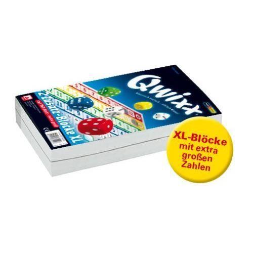 Unbekannt nsv – 4021 – qwixx Blocs additifs, Format XL Lot de 2 A 80 Feuilles – Jeu de dés 4021