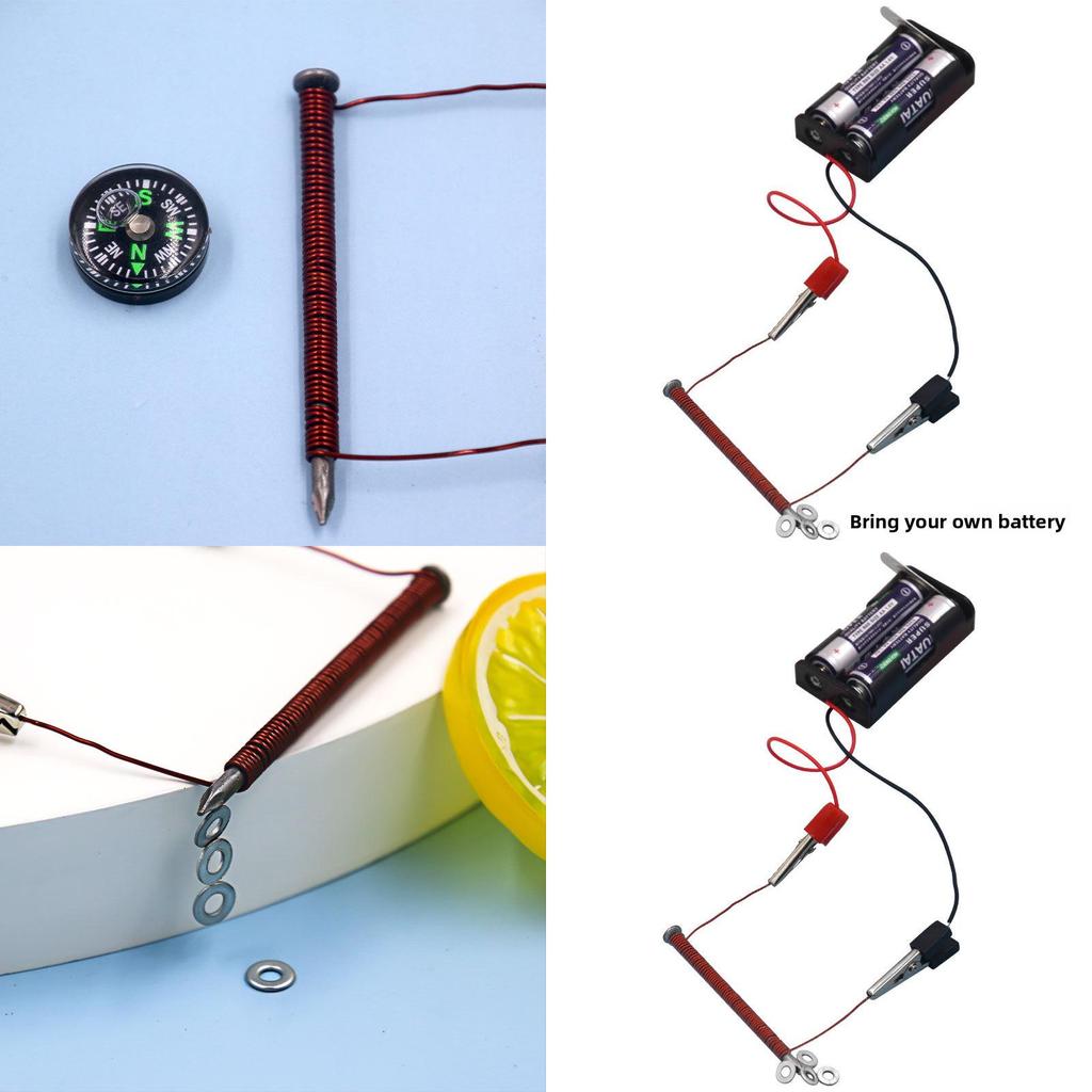 Science Experiment Electromagnet Diy Kit With Educational Materials For Student Handson Learning
