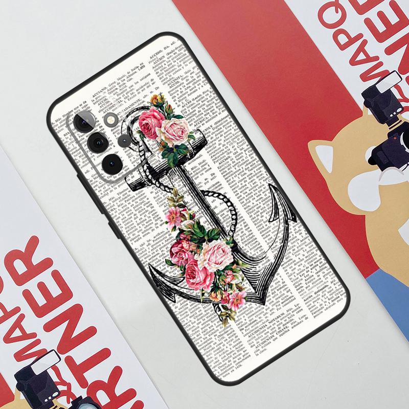 Anchor Sea Beach Case For Samsung Galaxy A36 A35 A55 A06 A16 A26 A56 A53 A32 A52 A33 A13 A14 A34 A54 A17 A15