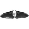 2pc Carbon Fiber Rear View Mirror Covers Caps,Replacement Rearview Mirror Covers,Fits for VW Golf MK7 MK7.5 Base GTI R 2013 2014 2015 2016 2017 2018