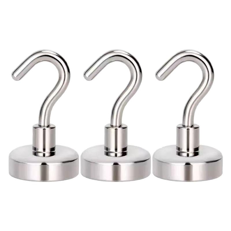 Strong Magnetic No-Paste Right Angle Suction Hook