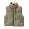 Down Cotton Vest for Women Short Small Fragrant Wind Sleeveless Cotton Vest Wearing Jacket Jacket Tide