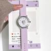 Women'S Candy Color Silicone High-Value Fashionable Student Watch Small Cartoon Round Dial Women'S Gift Waterproof Watch
