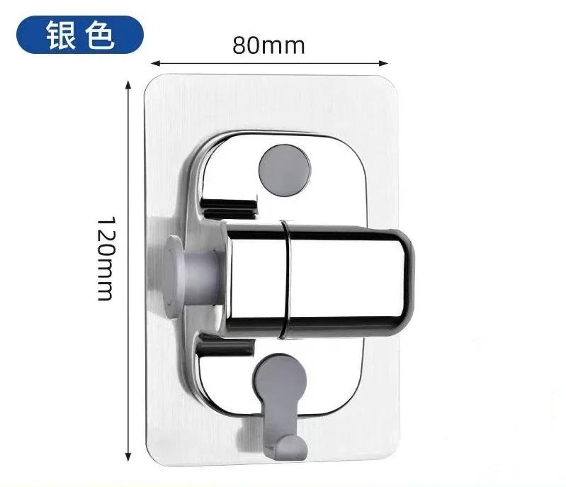 Suport pentru cap de duș reglabil la 360° Suport pentru duș montat pe perete Suport de mână pentru cap de duș autoadeziv Accesorii pentru baie